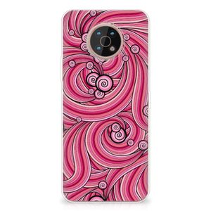 Nokia G50 Hoesje maken Swirl Pink