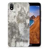 Xiaomi Redmi 7A TPU Siliconen Hoesje Beton Print - thumbnail