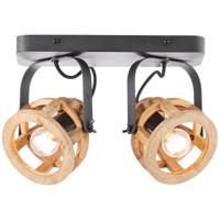 Brilliant Slaapkamer plafondlamp Matrix Wood 86613/76 - thumbnail