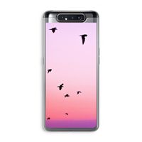 Fly away: Samsung Galaxy A80 Transparant Hoesje