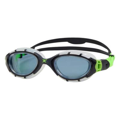 Zoggs Predator flex donkere lens zwembril zwart/groen