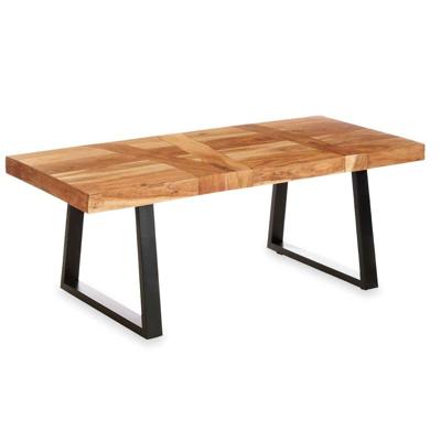 Bijzettafel Gift Decor FM 0323-054 Trama Bruin Zwart 120 x 60 x 48 cm 120 x 10 x 60 cm