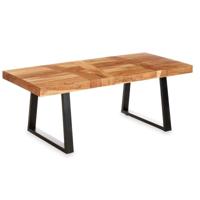 Bijzettafel Gift Decor FM 0323-054 Trama Bruin Zwart 120 x 60 x 48 cm 120 x 10 x 60 cm