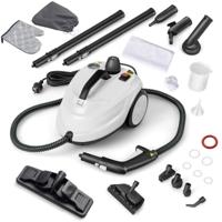 Draagbare Stoomreiniger 2000W Hogedruk-stoomreiniger met 15-delig Accessoire Veelzijdige Stoommop Wit