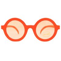 Oranje nerds feestbril   -