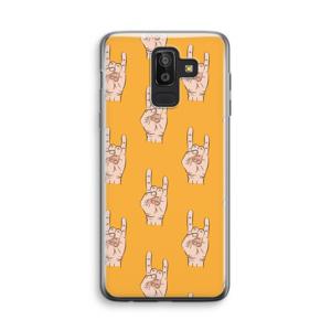 Rock: Samsung Galaxy J8 (2018) Transparant Hoesje