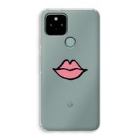 Kusje: Google Pixel 5 Transparant Hoesje