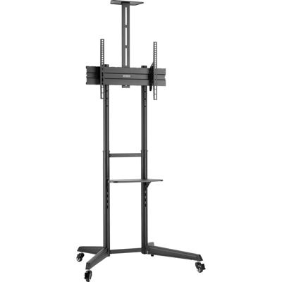 SpeaKa Professional TV-wagen In hoogte verstelbaar 94,0 cm (37) - 177,8 cm (70) Vloerstandaard, Kantelbaar