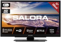 Salora 9100 series 24LED9109CTS2DVDWIFI tv 61 cm (24") HD Smart TV Wifi Zwart - thumbnail