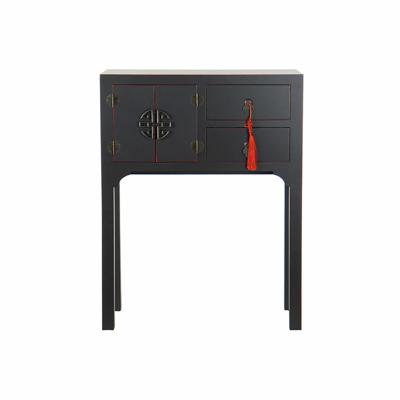 Wandtafel DKD Home Decor Zwart Multicolour Hout Spar Hout MDF 63 x 26 x 83 cm