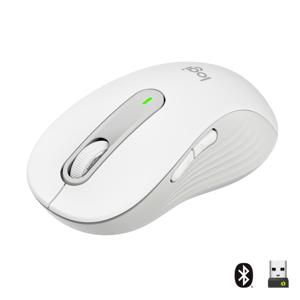 Logitech Signature M650 L Muis Radiografisch, Bluetooth Maat: L Optisch Wit 5 Toetsen 4000 dpi