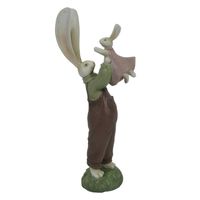 Clayre & Eef Groene Decoratie konijnen 10*7*25 cm 6PR3566 - thumbnail