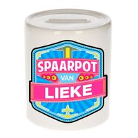 Vrolijke kinder spaarpot voor Lieke   - - thumbnail