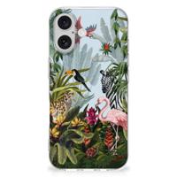 TPU Hoesje voor iPhone 16 plus Jungle