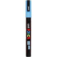 Uni-Posca Posca marker, afm pc-3m, lijndikte 0,9-1,3 mm, fijn, lichtblauw, 1 stuk