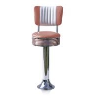 Bar stool BS-27 CB Dusty Rose-Beton