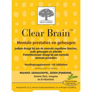 New Nordic Clear Brain Tabletten