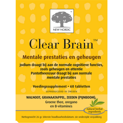 New Nordic Clear Brain Tabletten