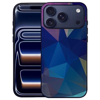 Backcover Hoesje iPhone 17 Pro Max | Polygon Dark