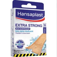 Hansaplast Extra Strong Waterproof Pleisters - 16 stuks - thumbnail