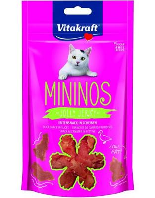 Mininos jolly jerky eend 40g - Vitakraft