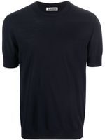 Jil Sander t-shirt en laine - Bleu - thumbnail