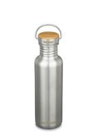 Klean Kanteen Reflect 800ml/27oz + Bamboedop Drinkfles Brushed Stainless 800ml