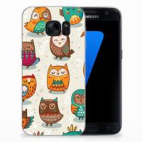 Samsung Galaxy S7 | TPU Hoesje | Vrolijke Uilen