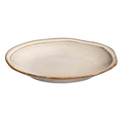 Ontbijtbord Anna - Beige - Stoneware - Ø21 cm - Leen Bakker