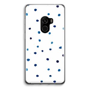 Blauwe stippen: Xiaomi Mi Mix 2 Transparant Hoesje