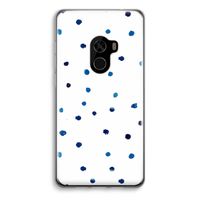 Blauwe stippen: Xiaomi Mi Mix 2 Transparant Hoesje