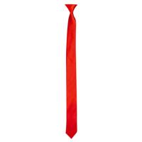 Verkleed stropdas - rood - 50 cm - breed 6 cm - Voor volwassenen - Carnaval