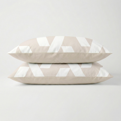 2-PACK: Kussenslopen - Stacking Triangles - Dekbed-Discounter.nl