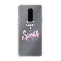 Sparkle quote: OnePlus 8 Transparant Hoesje