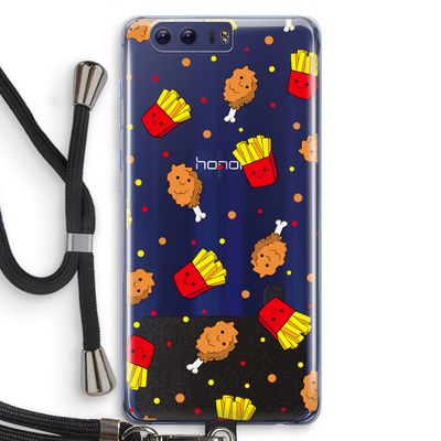 Chicken 'n Fries: Honor 9 Transparant Hoesje met koord