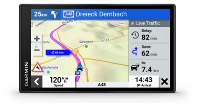 GarminDriveSmart 66 MT-S Autonavigatie Zwart