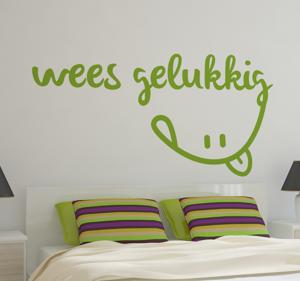Ben Gelukkig Muursticker