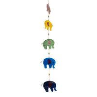 Mobiel 5 Olifanten - Multicolor