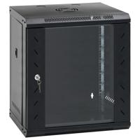 VidaXL Netwerkkast wandgemonteerd 12u 19" ip20 53x40x60 cm