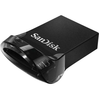 SanDisk Cruzer Ultra Fit™ USB-stick 256 GB Zwart SDCZ430-256G-G46 USB-A 3.2 Gen 1