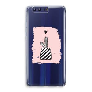 Zwart-wit cactus: Honor 9 Transparant Hoesje