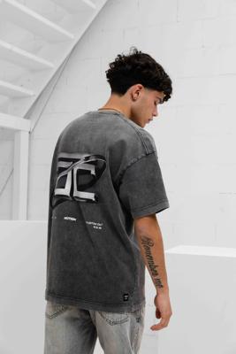 Jorcustom Poetry In Motion Loose Fit T-Shirt Heren Donkergrijs - Maat M - Kleur: Donkergrijs | Soccerfanshop