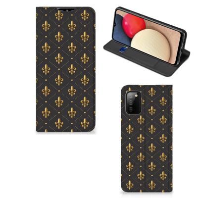 Samsung Galaxy M02s | A02s | Hoesje met Magneet | Franse Lelie