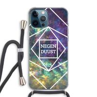 Negenduust ruimte: iPhone 12 Pro Max Transparant Hoesje met koord
