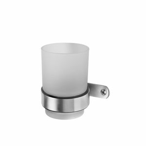 Glashouder Ixi Mat Wit Glas met RVS Haceka