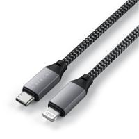 Satechi Apple iPad/iPhone/iPod Kabel [1x USB-C - 1x Lightning] 0.25 m Antraciet