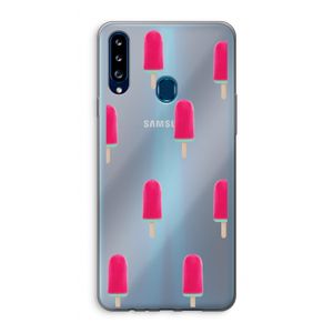 Waterijsje: Samsung Galaxy A20s Transparant Hoesje