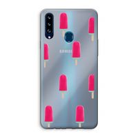 Waterijsje: Samsung Galaxy A20s Transparant Hoesje