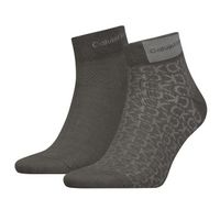 Calvin Klein 2 stuks Badge Quarter Men Sock