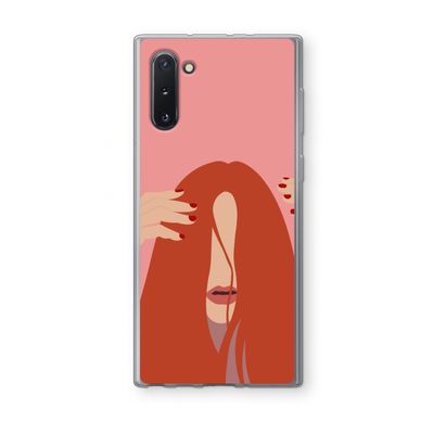 Woke up like this: Samsung Galaxy Note 10 Transparant Hoesje